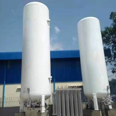 New vertical 1.6Mpa cryogenic liquid oxygen tank for medical LO2 use