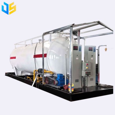 20m3 lpg propane gas skid filling station for cooking cylinder plant